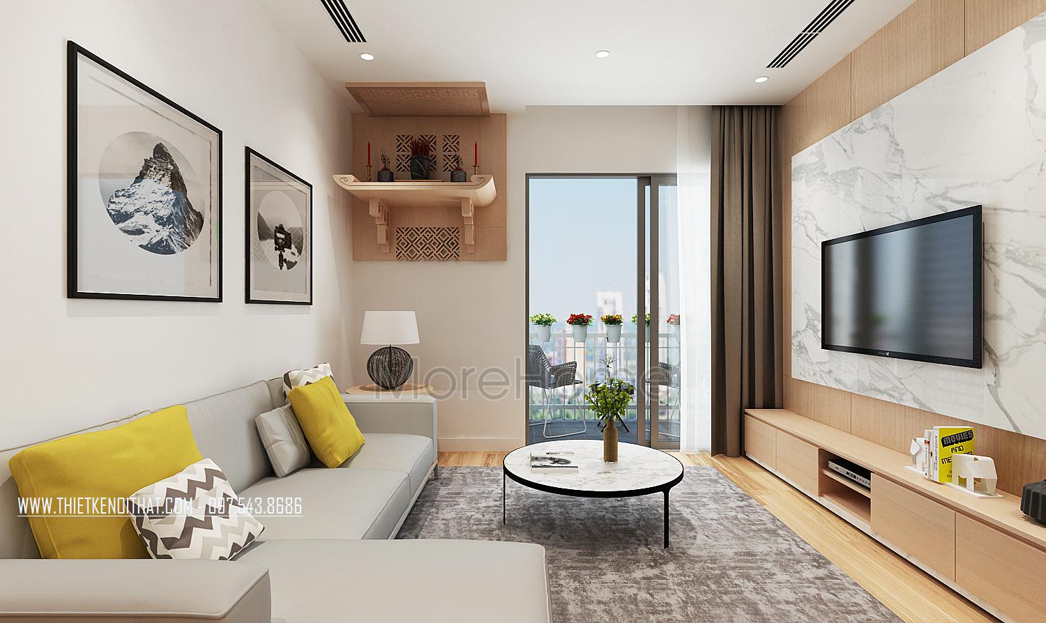 Các dự án thiết kế thi công nội thất chung cư của Morehome Các dự án thiết kế...